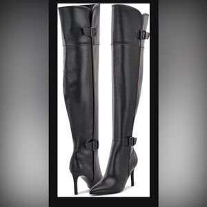 Nine West Black Over-the-Knee Boots